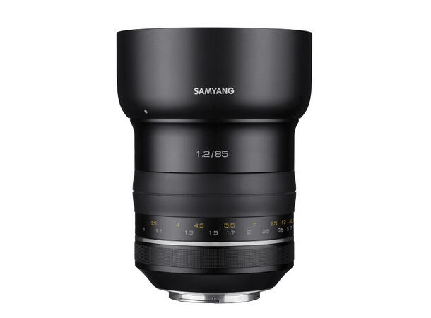 Samyang Premium XP 85mm f/1.2 Canon Svært lyssterk kort tele for fullformat